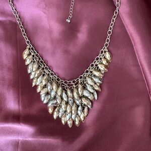 Elegant Gold and Silver Necklace